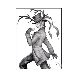 300x300 Antler Velvet Drawing