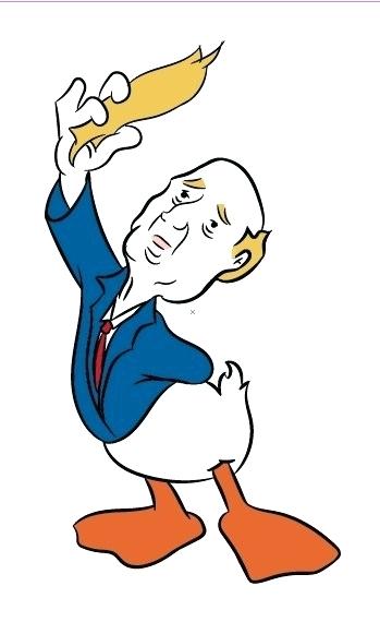 349x570 Drawings Of Donald Duck Vendetta Z Original Drawing Duck X Mas Art