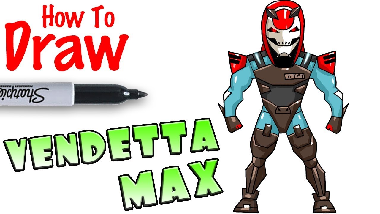 1280x720 How To Draw Vendetta Max Fortnite