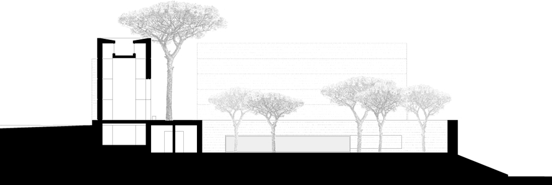 1093x366 German Pavillon, Venice Italy Kleihues Kleihues