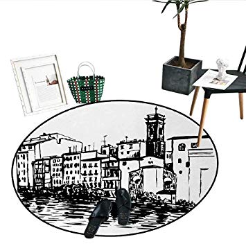 355x355 European Dining Room Home Bedroom Carpet Floor Mat