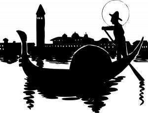 300x230 Venice Gondola Clipart Clipart