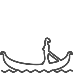 256x256 Venice Gondola Icon Landmarks Iconset