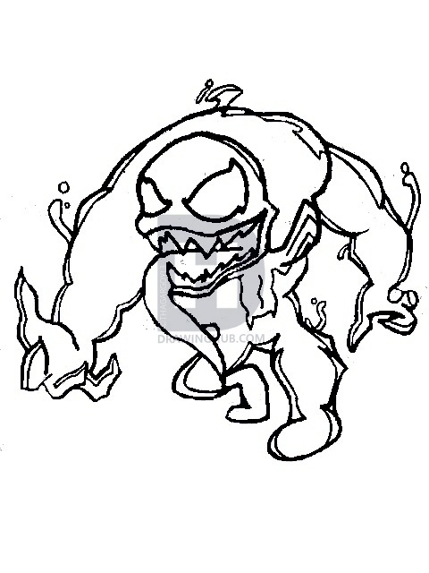 480x640 How To Draw Chibi Venom, Step