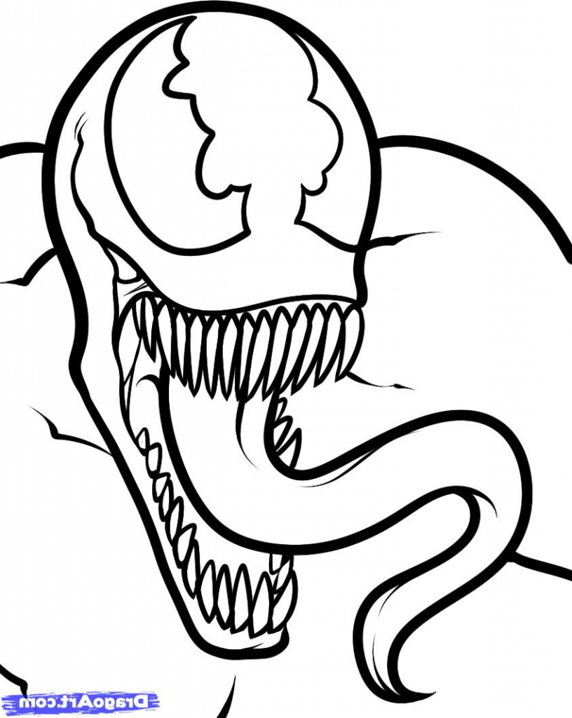 816x1024 Venom Drawing Pencil Easy For Free Download