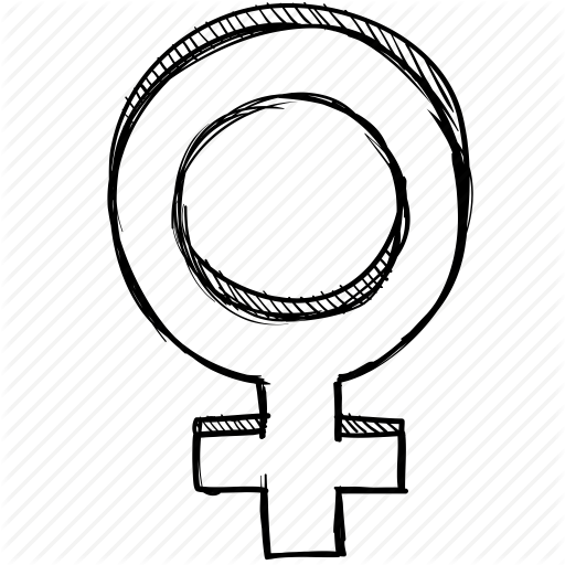512x512 Drawing, Female, Gender, Sign, Sketch, Venus, Woman Icon