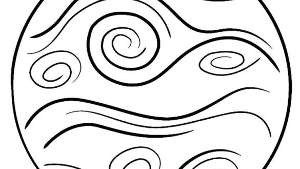 585x329 Picturesque Design Venus Coloring Pages Planet Fjushis Info