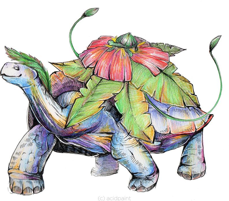 794x696 Evolved Venusaur Art Print Bulbasaur Galapagos Etsy