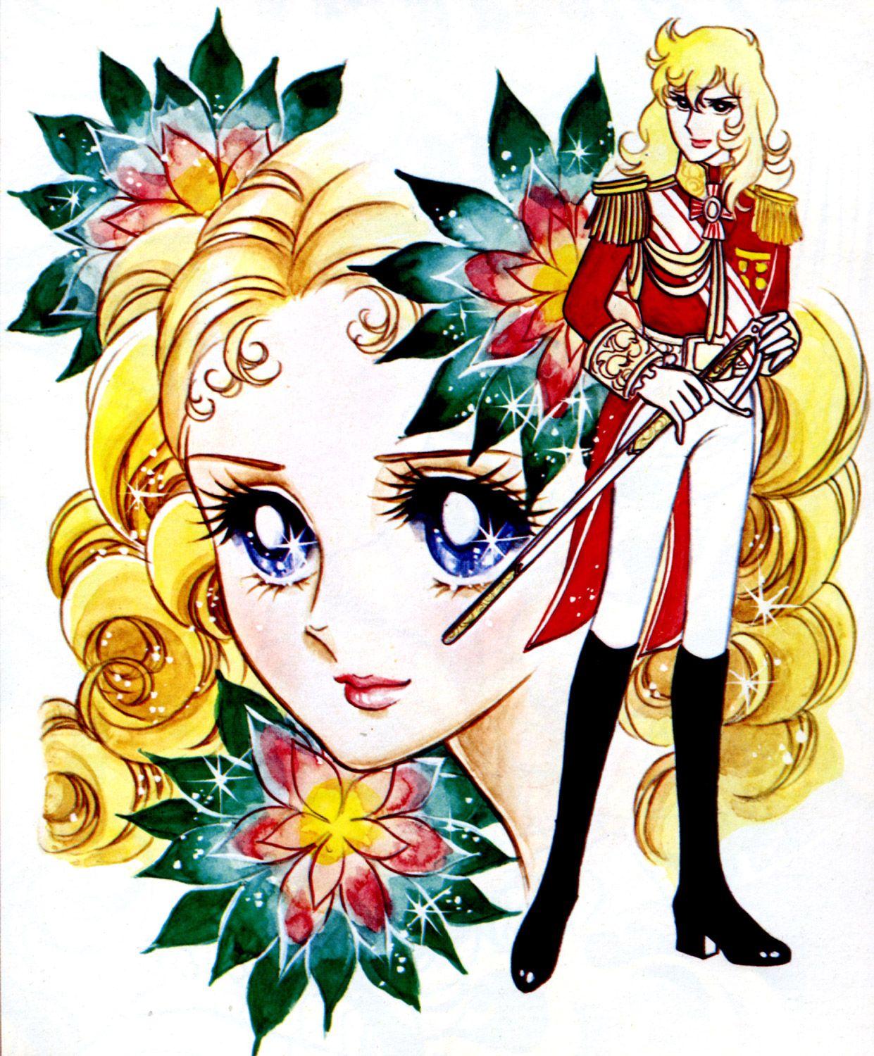 1241x1500 Feh Yes Vintage Manga Ikeda Riyoko Vintage Manga