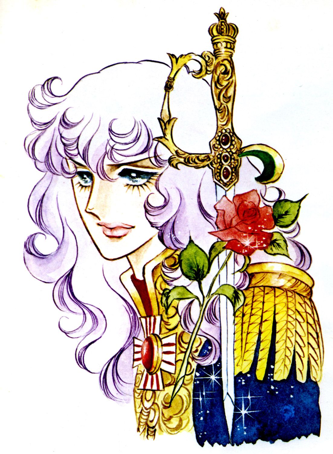 1102x1500 Rose Of Versalles Lady Oscar In Versailles, Manga, Rose