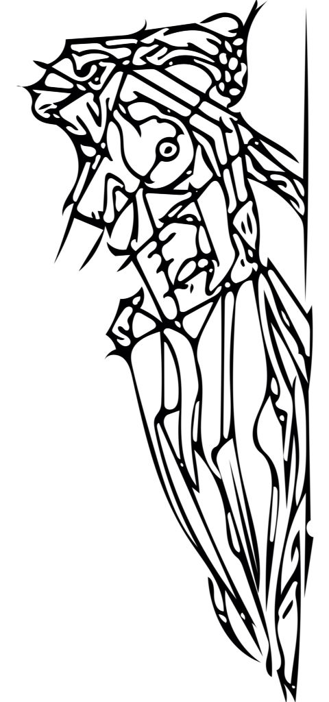 480x1024 Figure Study For Batik Composition Kevin Houchin