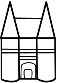 199x290 How To Draw Draw Simple Cartoon Chateau Castles