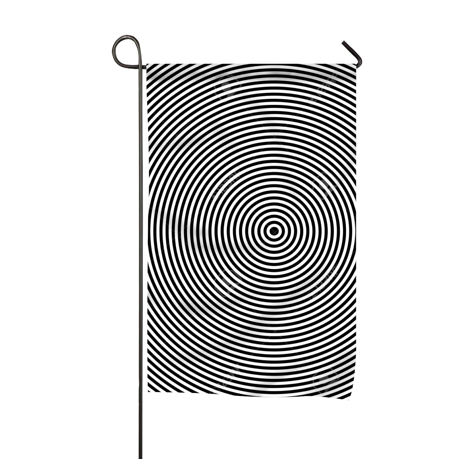 1500x1500 Double Sided Premium Garden Flag Creative Vertigo Map