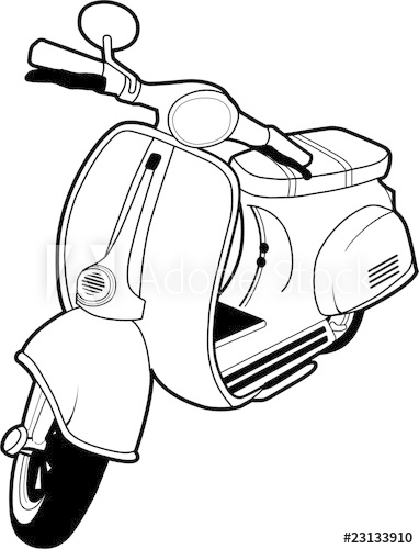 382x500 vespa mod scooter