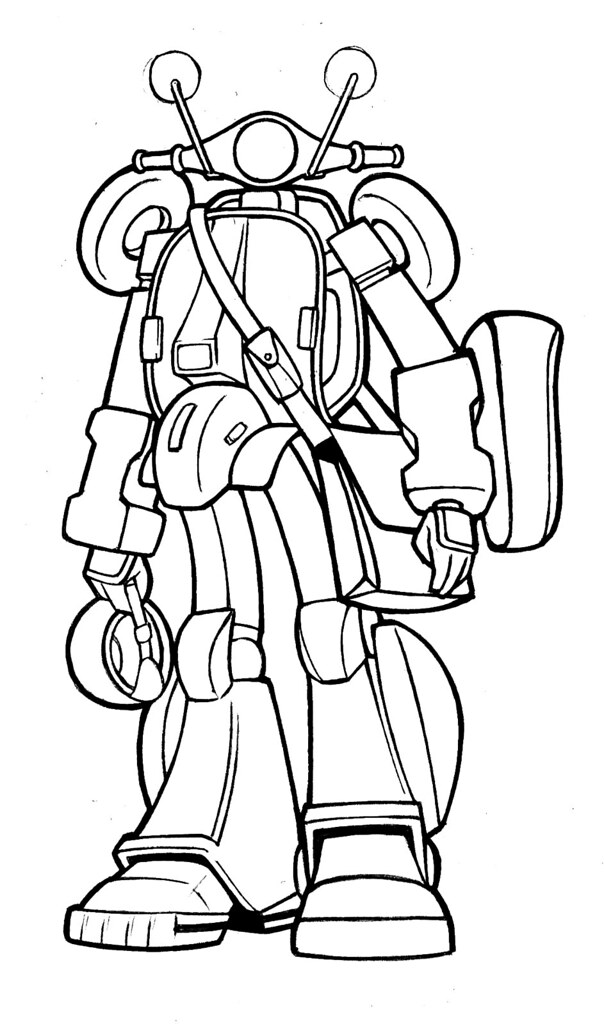 604x1024 Scootbot Drawing This Is What My Vespa Looks Like