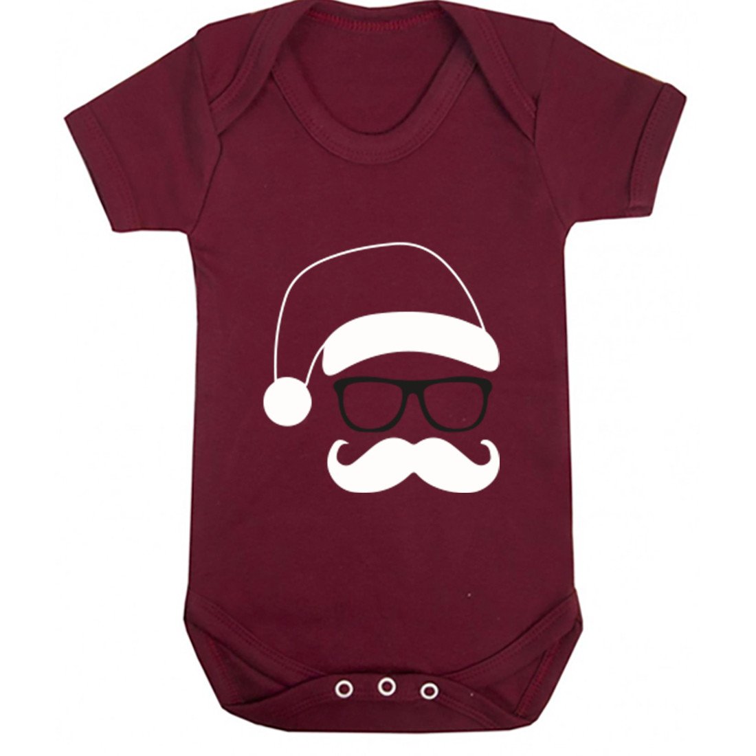 1100x1100 Santa Drawing Christmas Design Baby Vest Illustrated