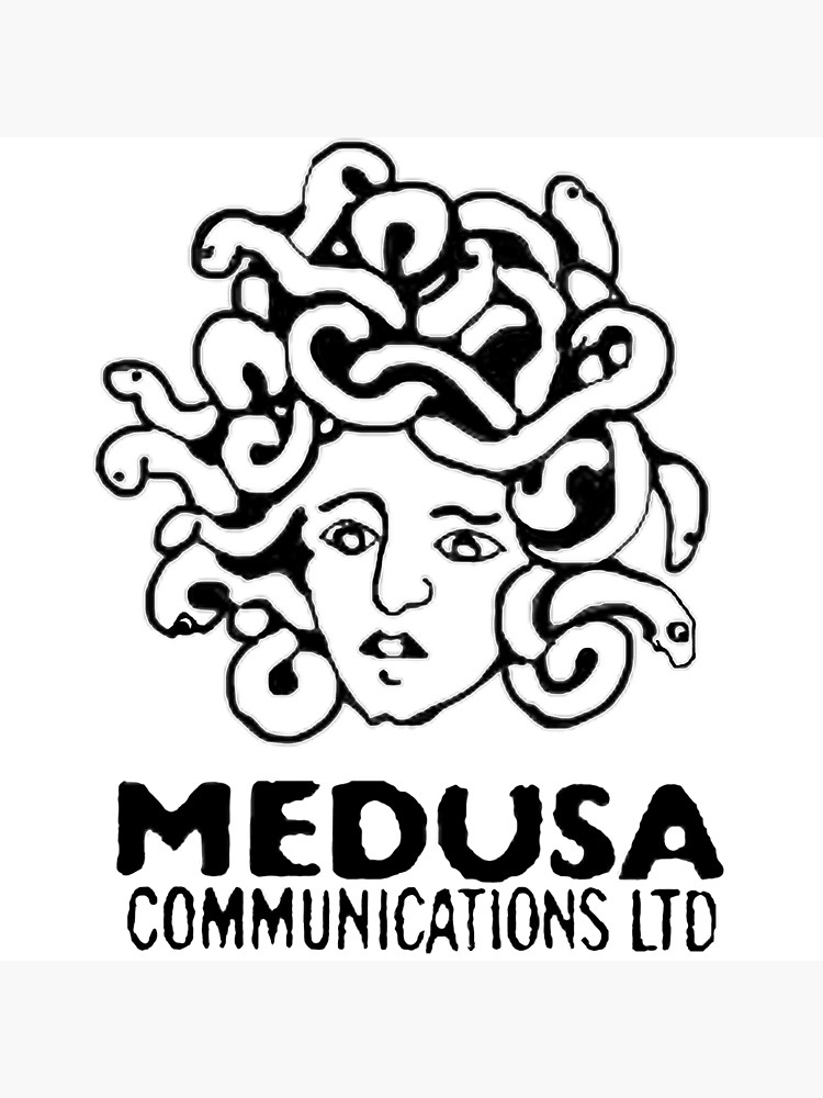 750x1000 medusa vhs video logo canvas print