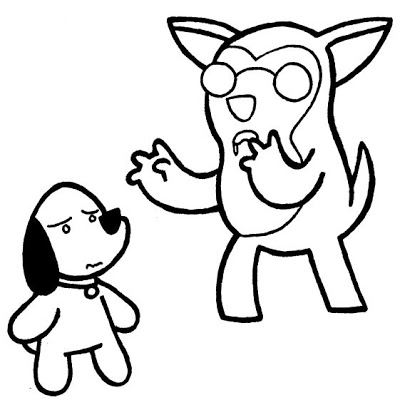 400x400 Every Day I Draw A Dog Stranger Danger Dog