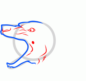 302x282 How To Draw A Guard Dog, Step