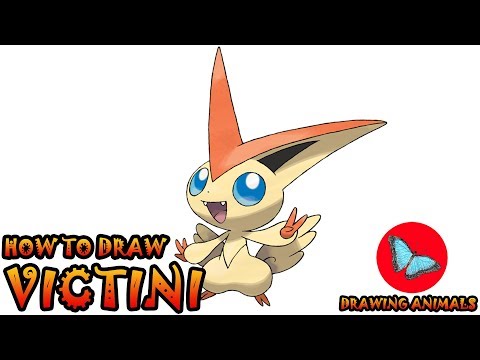 480x360 how to draw victini pokemon drawing animals