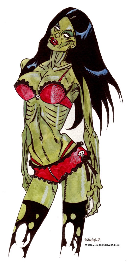 520x1070 Victoria's Secret Zombie Pin Up