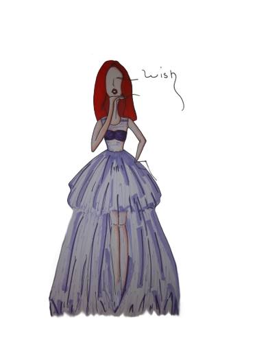 375x500 Original Street Art Fashion Pen And Ink Drawings For Sale