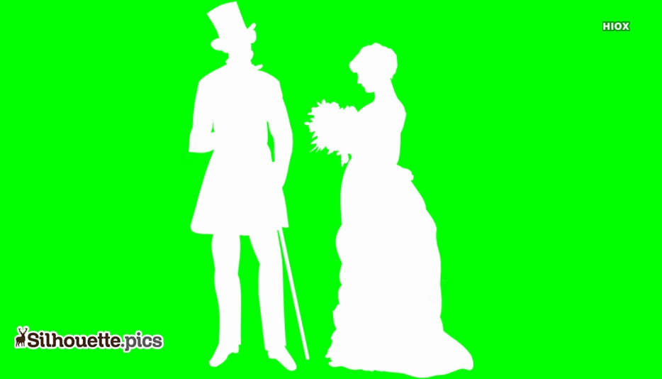 934x534 Victorian Couple Outline Drawings Silhouette Pics