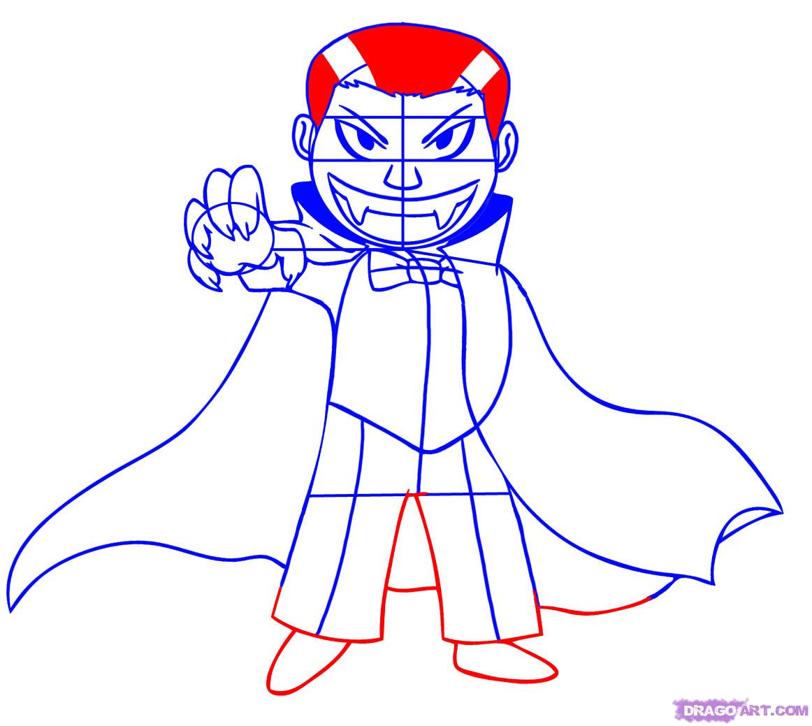 1162x1039 Draw A Cartoon Vampire, Step