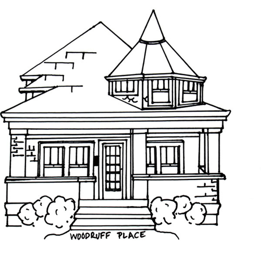 Victorian House Drawing