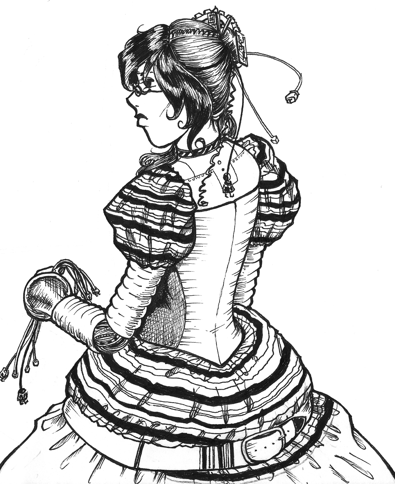 1334x1633 Simple Victorian House Drawing