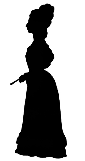 281x531 Victorian Silhouette Clipart