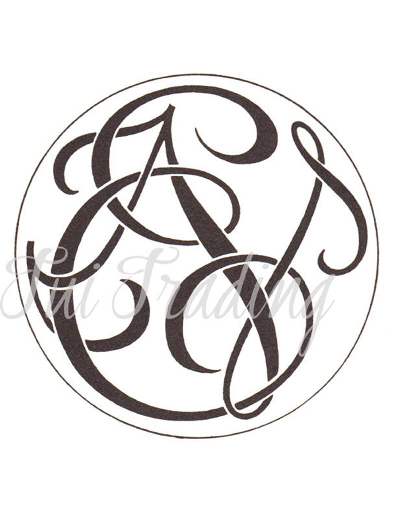 794x1028 en logo digital letters initials clipart antique lettering etsy