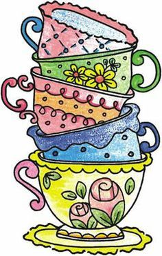 236x371 Awesome Stacked Coffee Cups Clipart Tea Cupsowlscoffee