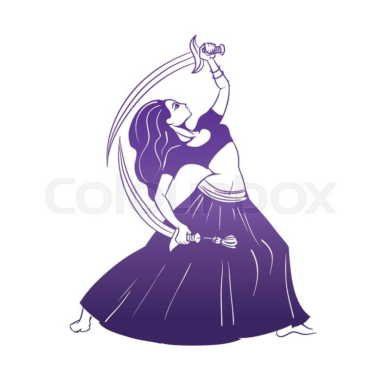 800x800 Flat Silhouette Drawing Of Woman In Stock Vector Colourbox