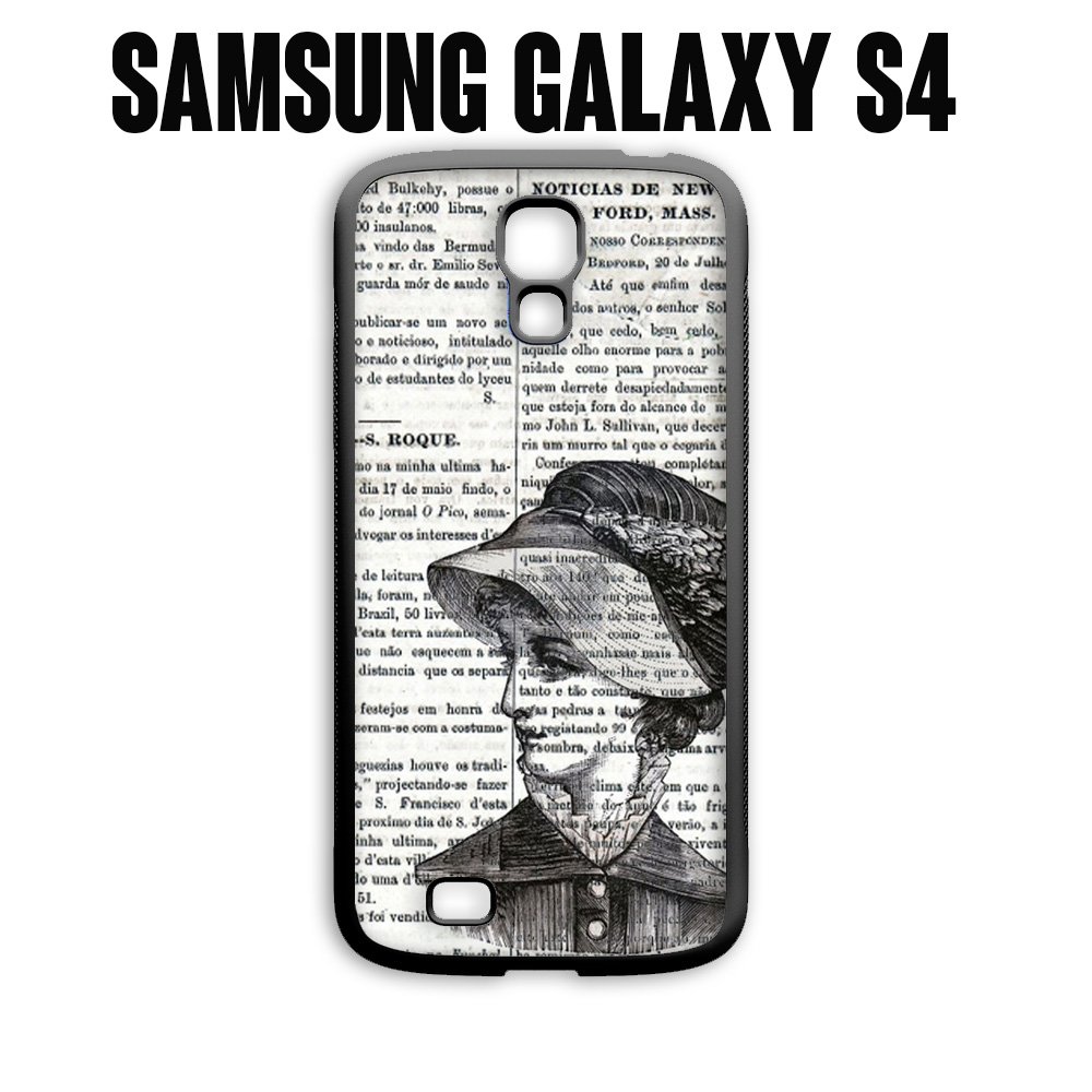 1000x1000 Phone Case Victorian Woman Drawing For Samsung Galaxy