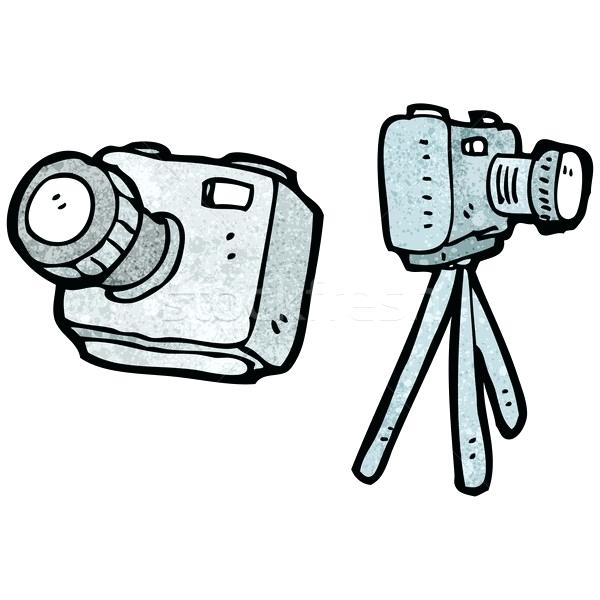 600x600 Cartoon Camera Hand Drawing Painting In Water Video Pictures