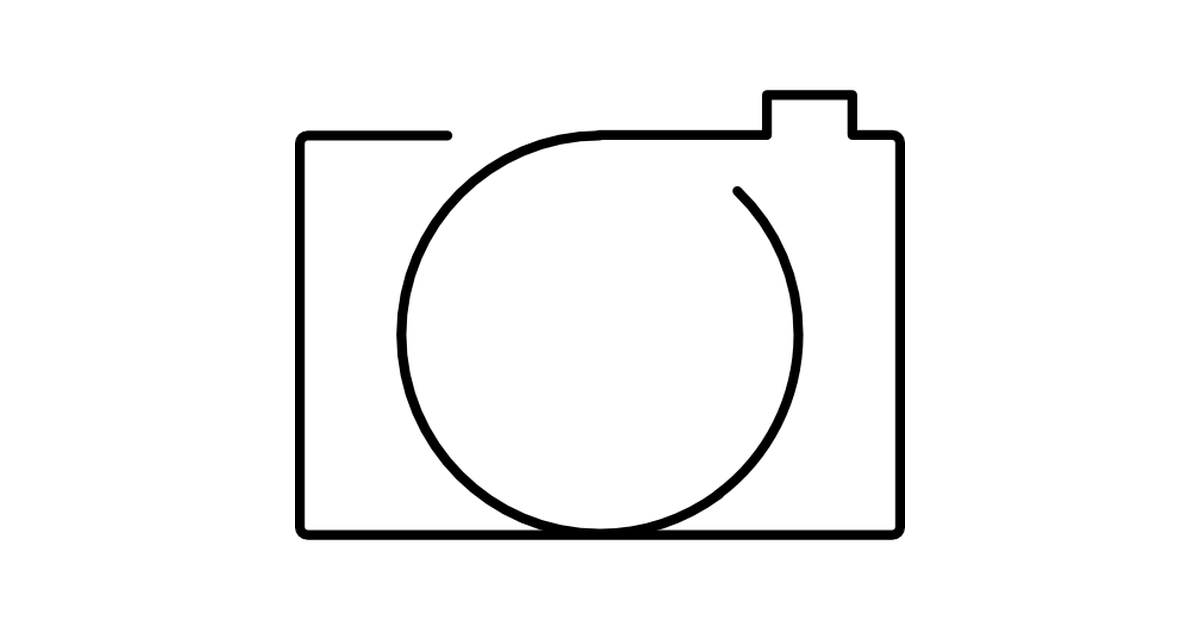 1200x630 Camera Drawing Minimalist For Free Download