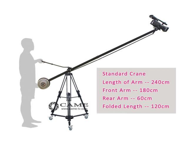 640x480 Foot Video Camera Crane Jib Arm Portable Pan Tilt Crane Jib