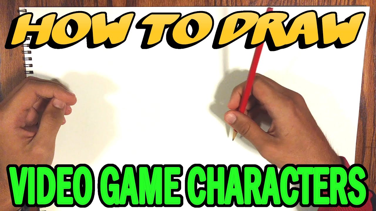 1280x720 How To Draw Popular Video Game Characters