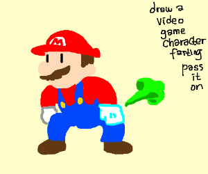 300x250 Draw A Video Game Character Farting Pass It