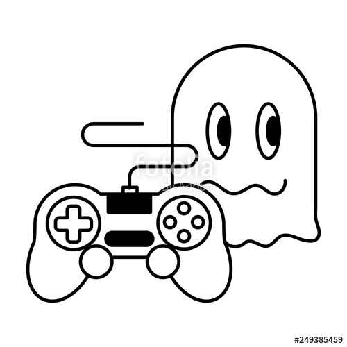 500x500 Ghost Controller Gadget Video Game Stock Image And Royalty Free