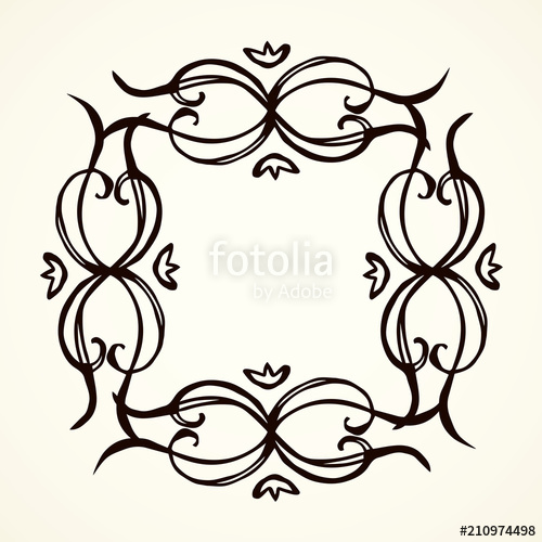 500x500 Vignette Vector Drawing Stock Image And Royalty Free Vector