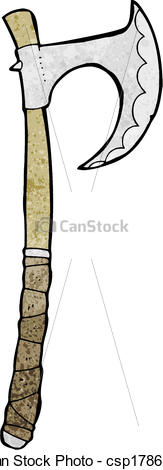 163x470 Cartoon Viking Axe