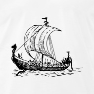 190x190 Viking Ship Men's Premium T Shirt Spreadshirt