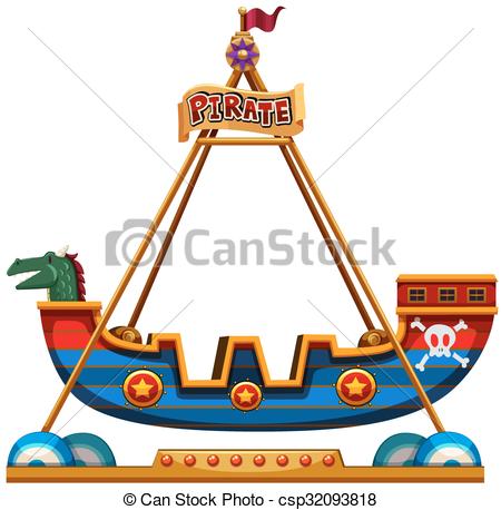450x458 Viking Ride In Carnival Illustration