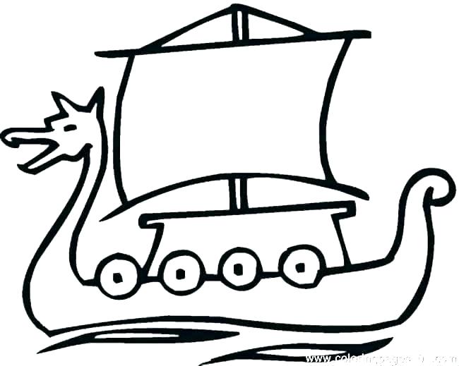 650x519 Viking Coloring