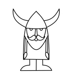 Viking Helmet Drawing
