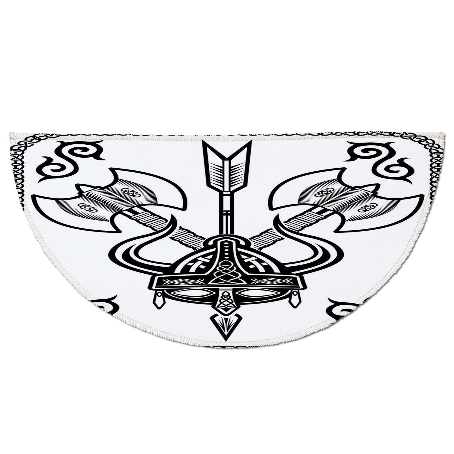 1500x1500 Half Round Door Mat Entrance Rug Floor Mats,viking