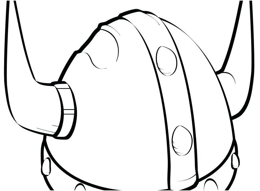 827x609 Viking Helmet Coloring Pages