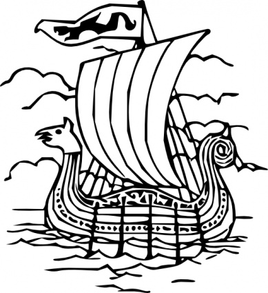 389x425 Viking Boat Clip Art Clip Arts, Free Clipart